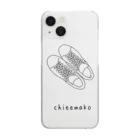 chieemakoのスニーカー Clear Smartphone Case