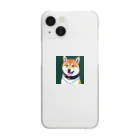 柴と僕のしば犬ポリスくん Clear Smartphone Case