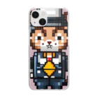 ネコピコshopの賞金稼ぎ猫 Clear Smartphone Case