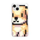 ebizo999のドット絵の子犬 Clear Smartphone Case