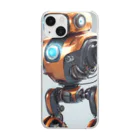 summerのショップのかっこいいロボットのイラストグッズ Clear Smartphone Case