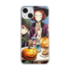 dyneのあなたのハロウィンのお祝いに Clear Smartphone Case