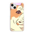 まさのお店の人懐こい犬 Clear Smartphone Case