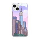 select shopのNew York Clear Smartphone Case