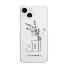 chieemakoの一輪挿し Clear Smartphone Case