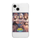 KAZU SHOPの萌え系　癒し女子 Clear Smartphone Case