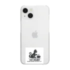  cat Holmesのdaily life at home Clear Smartphone Case