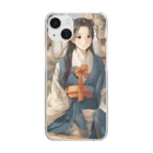 the blue seasonの清水美琴 Clear Smartphone Case