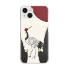 WebArtsのHanafuda January Design "Pine and Crane" Clear Smartphone Case