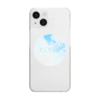 にくきゅうのCLEAN Clear Smartphone Case