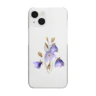 Atelier Petrichor Forestのキキョウ Chinese bellflower Clear Smartphone Case