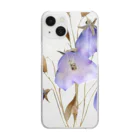 Atelier Petrichor Forestのキキョウ Chinese bellflower Clear Smartphone Case