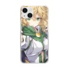 the blue seasonの坂本 真由美（さかもと まゆみ） Clear Smartphone Case