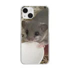 かわいい動物達(*´˘`*)のアフリカヤマネのさくちゃん Clear Smartphone Case