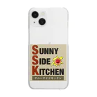 yokayokasのSUNNY SIDE KITCHEN クリアスマホケース