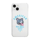 LONESOME TYPE ススのLove❤️Dogs（アメリカンピットブルテリア・青鼻） Clear Smartphone Case