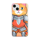 人生Storeの勇者猫 Clear Smartphone Case