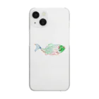mumusの魚　water drop Clear Smartphone Case