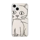 Kemasatariの猫の絵 Clear Smartphone Case