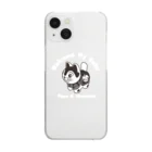 kamono84009の安産犬張り子ちゃん１号 Clear Smartphone Case