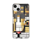 kindonesiaのドット絵のドット絵のオリエンタルショートヘア Clear Smartphone Case