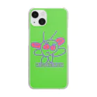 放課後等デイサービス ライフステップ創のMIDORI KUN(みどりくん) Clear Smartphone Case