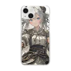 SADAXの天使 美少女 Clear Smartphone Case