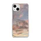 ゆるりの夕焼け Clear Smartphone Case