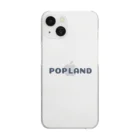 [公式]Poplandストア - なにげない日常にワクワクをのPOPLANDロゴ Clear Smartphone Case