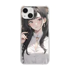 sgt-chikaraの女性バーテンダー Clear Smartphone Case