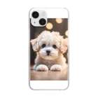 MESAMESAの可愛い子犬 Clear Smartphone Case