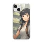 the blue seasonの松島 真理 Clear Smartphone Case