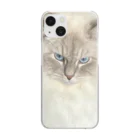 まんまる猫いれぶんのまんまる猫いれぶん Clear Smartphone Case