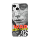 MAZURO SHOPのNO WAR Clear Smartphone Case