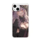 ５６アイテムズのハロウィン魔女 Clear Smartphone Case