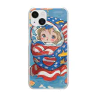 GereroのキャモンベイビーUSA Clear Smartphone Case