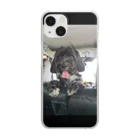 ikeikesawaの犬の弦之助（げんのすけ）ケータイケース Clear Smartphone Case