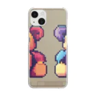 koba777のドット絵アグーチ Clear Smartphone Case