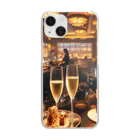 444_tの都会のBAR Clear Smartphone Case