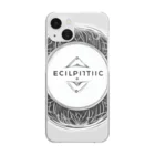 ecliptic thread(モノトーンロゴSHOP)のEcliptic Threads Monochrome Edition クリアスマホケース