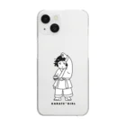 徳宮なっつのKARATE GIRL Clear Smartphone Case