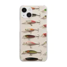 No Fishing No Life のルアーコレクション Clear Smartphone Case