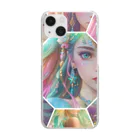 💖宇宙整体♪🌈♪こころからだチャンネル♪💖のcutie mermaid REINA WORLD Clear Smartphone Case