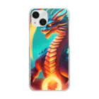 fantastical storeのdragons Clear Smartphone Case