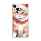 Cat Lidの猫好きに贈る、特別なクリスマスコレクション クリアスマホケース