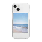 kasumiのsandy beach Clear Smartphone Case