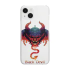 Lock-onの【Black Devil】02 Clear Smartphone Case