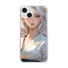 pe_taroのArt和服美女！ Clear Smartphone Case