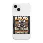 ChicCanvas Boutiqueの一生涯のパートナーFrench Bulldog Clear Smartphone Case