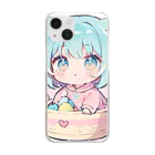 那須モバイル店の可愛いけもっ娘 Clear Smartphone Case